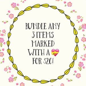 💝3/$20 EVERY DAY SALE